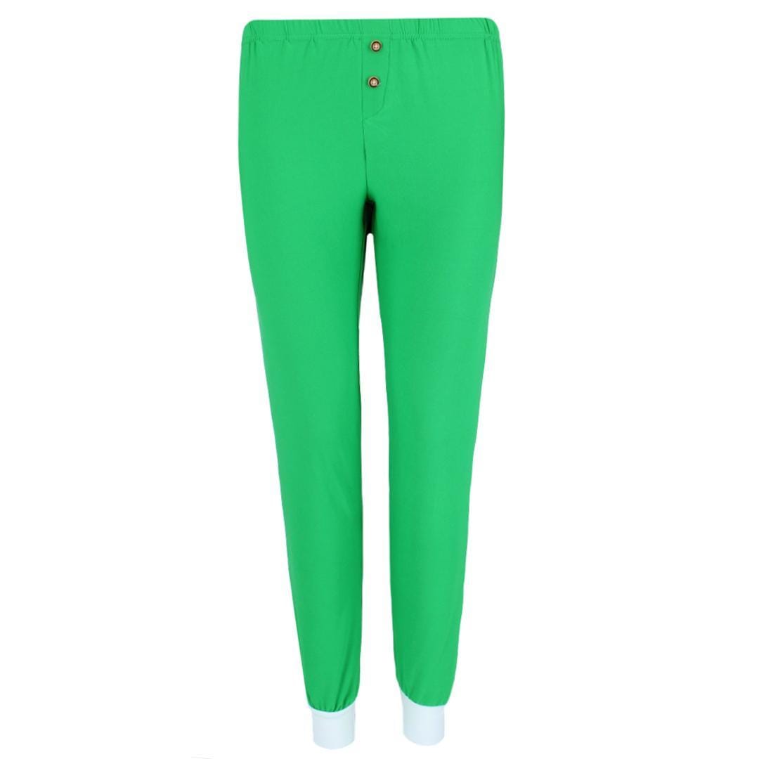 em & alfie Women's Christmas Elf Pajama Set with Matching Hat - Green