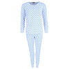 Women's Plus Polka Dot Jogger and Henley Pajama Set