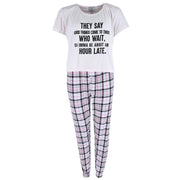 Women's Hour Late Plus Size Pajama Jogger Set