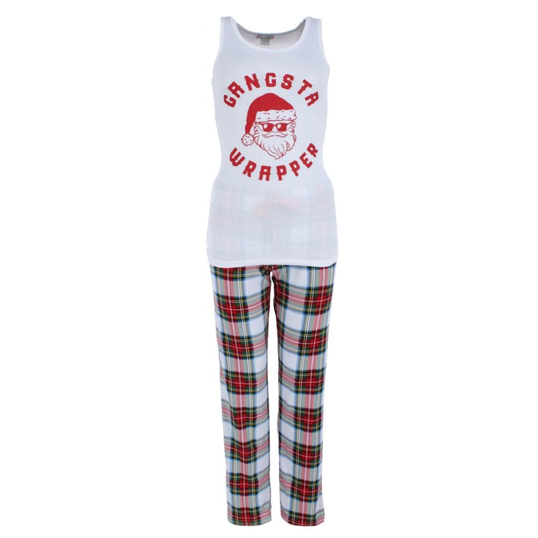 em & alfie Women's Gangsta Wrapper Christmas Pajama Set - Women's Gangsta Wrapper Christmas Pajama Set