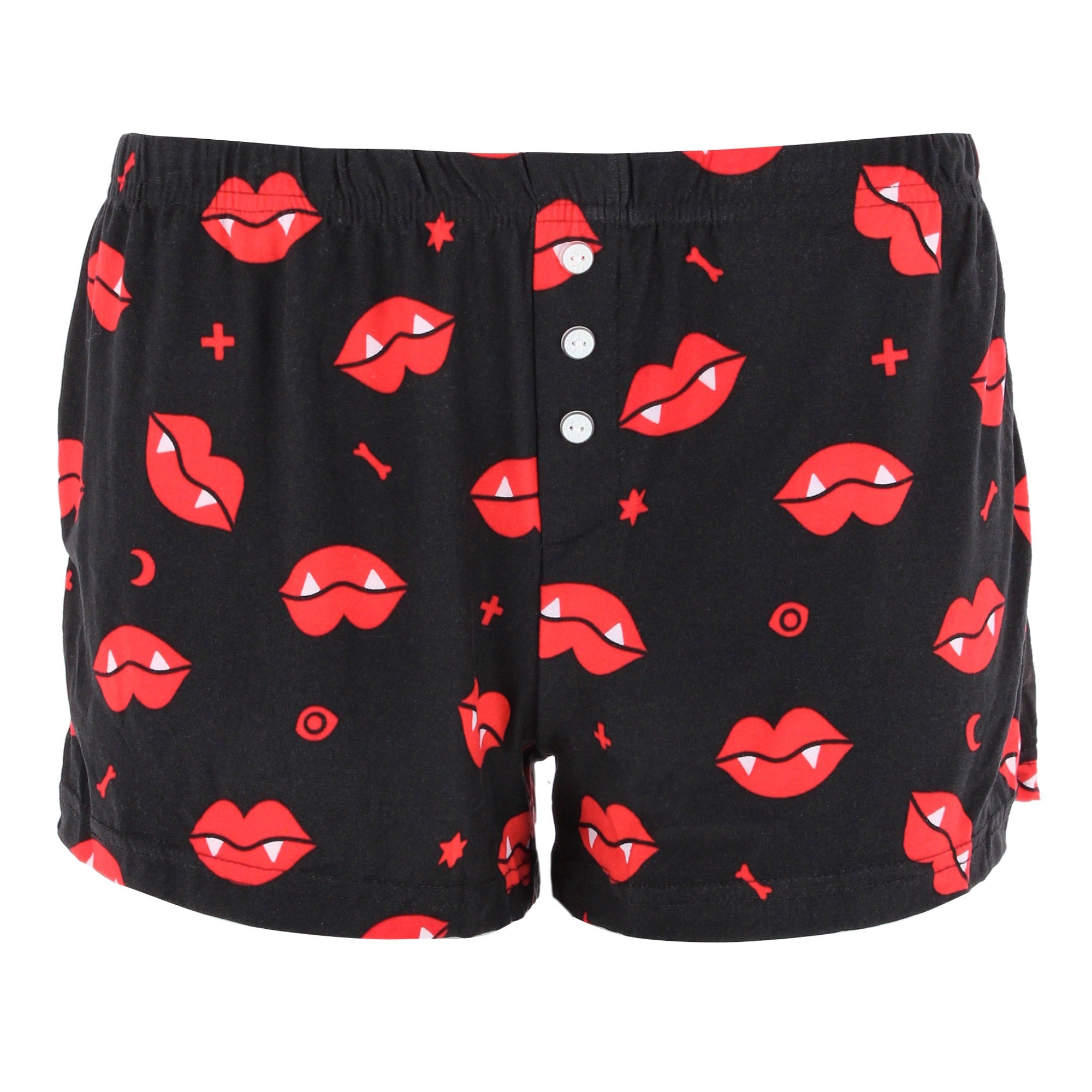 CTM® Women's 2 Pack Vampire Halloween Pajama Pants - Pink/Black