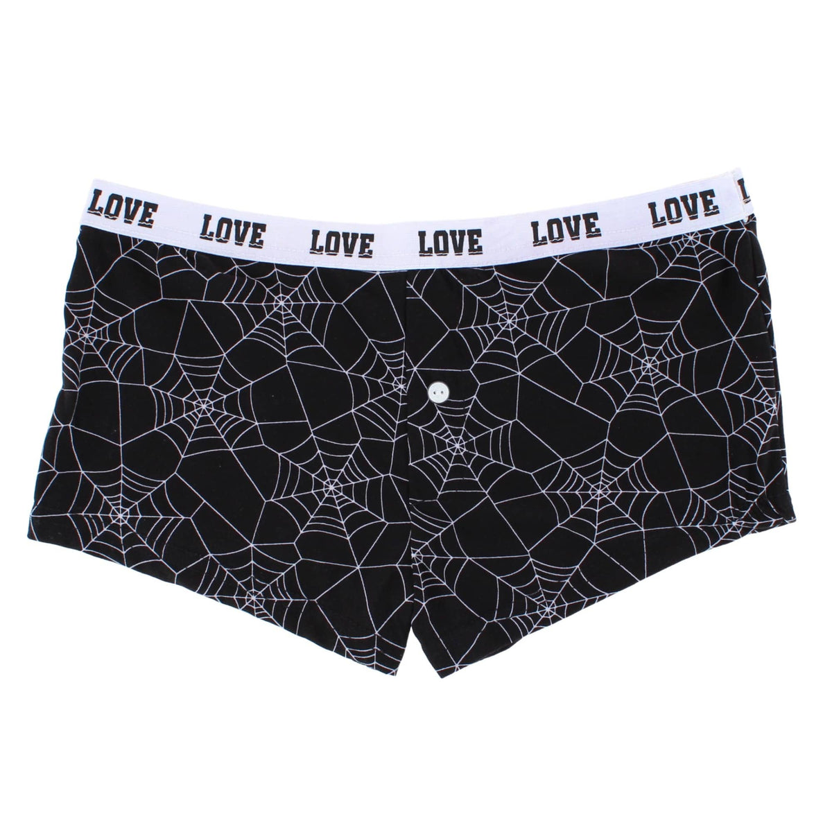 CTM® Women's Spiderweb Tank and Boyshort Set by Grumpy and Gorgeous - Black