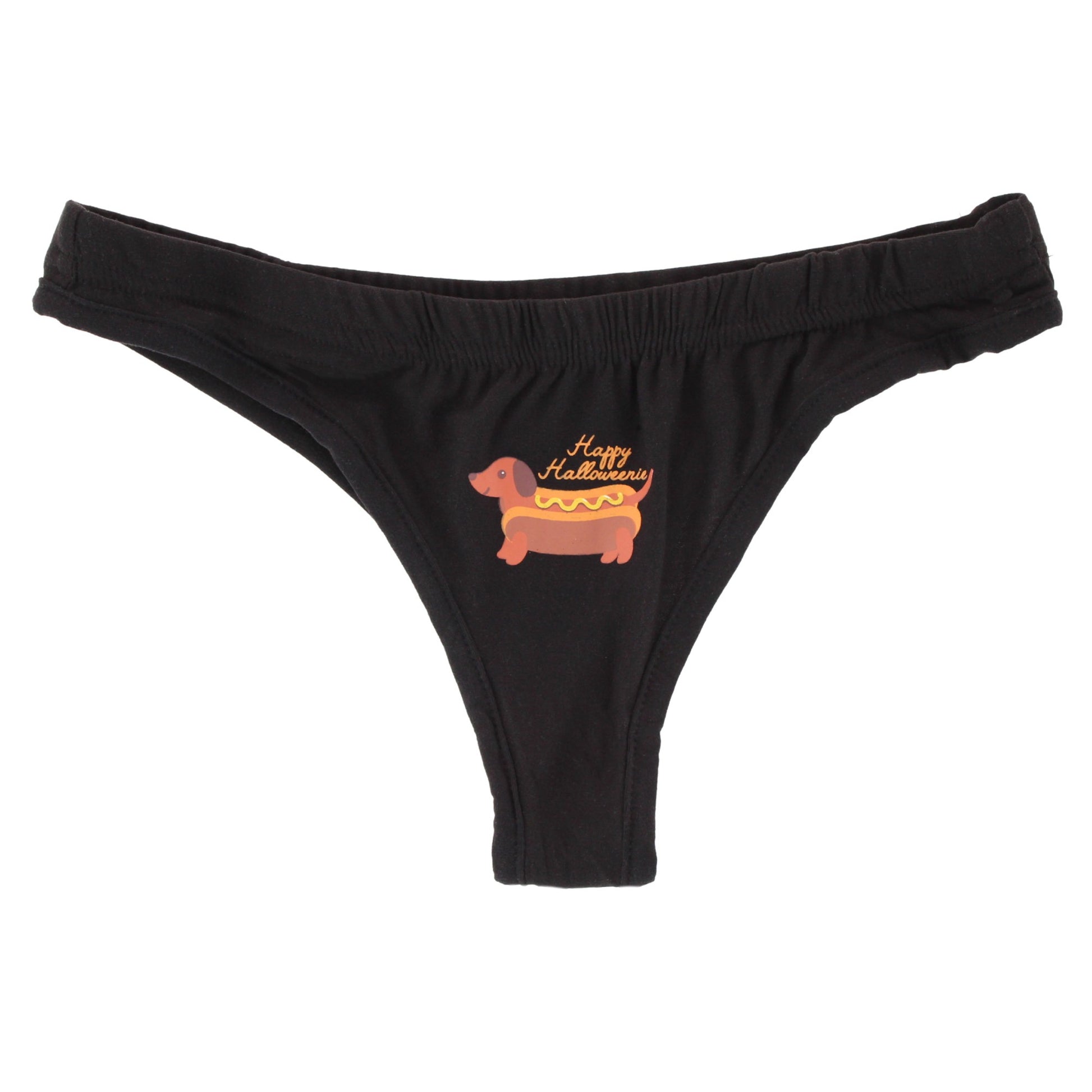 CTM® Women's Halloweenie Tank and Panty Set by Grumpy & Gorgeous - Black