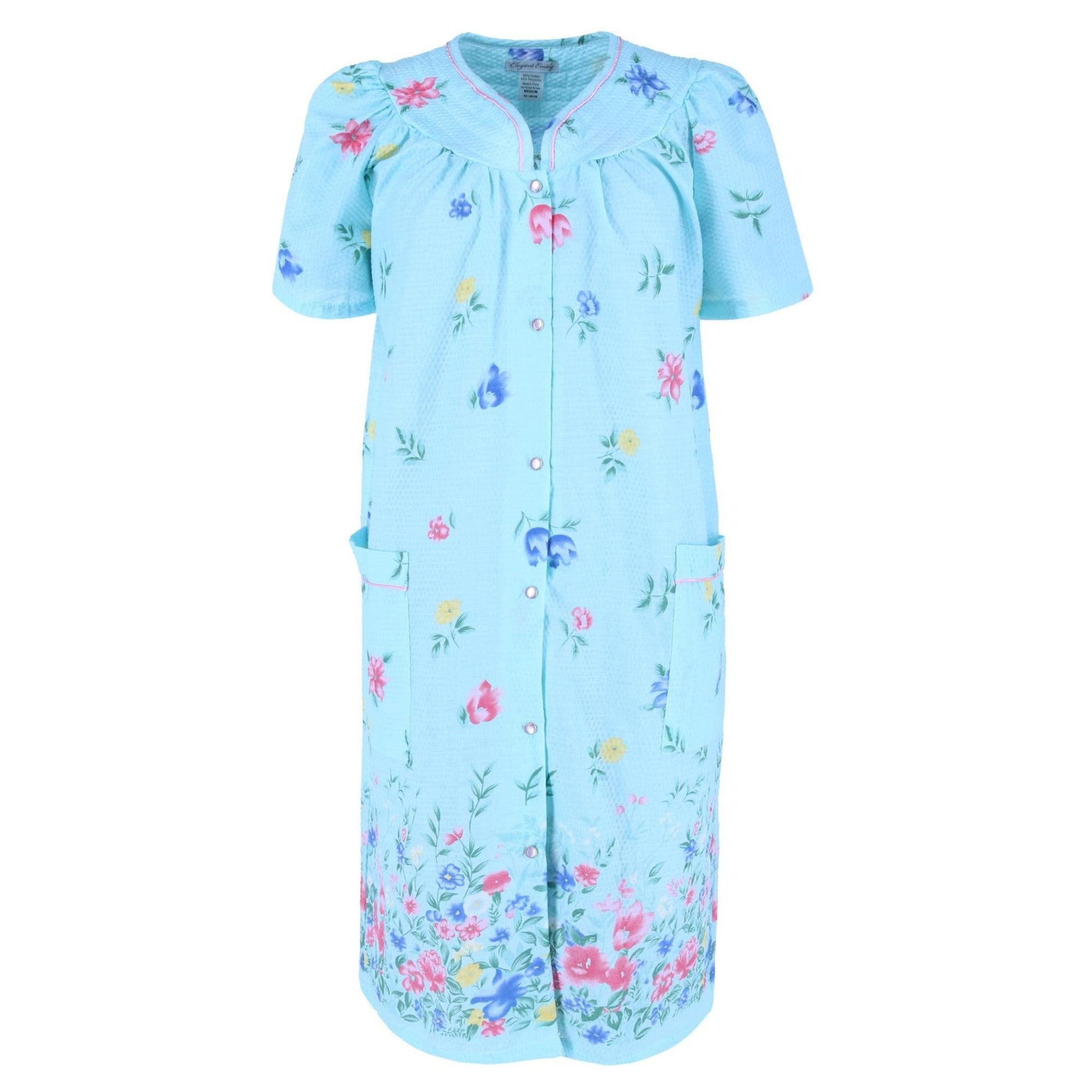 Elegant Emily Women's' Plus Size Floral Duster Gown