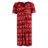 Women's Elephant Print Snap Duster Gown