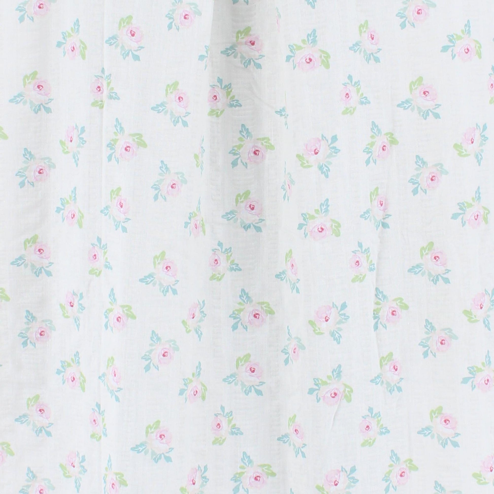 Elegant Emily Women's Smocked Spring Floral Duster Gown - Pink