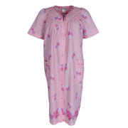 Women's Floral Woven Seersucker Duster Gown