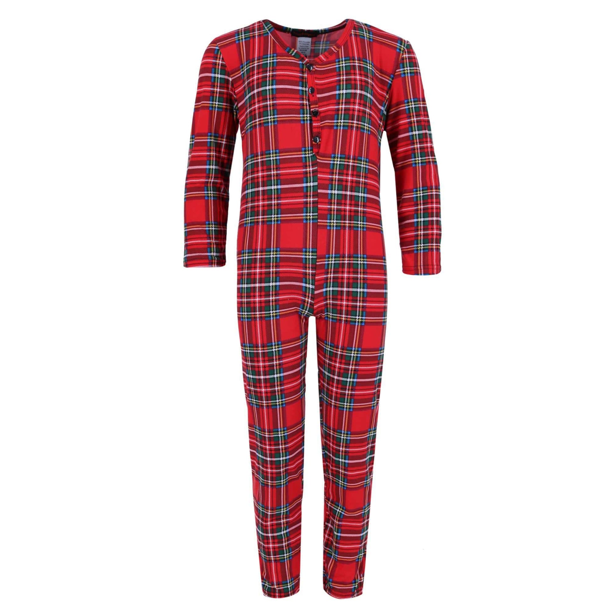 Grumpy & Gorgeous Girl's Plaid Pajama Onesie - Girl's Plaid Pajama Onesie