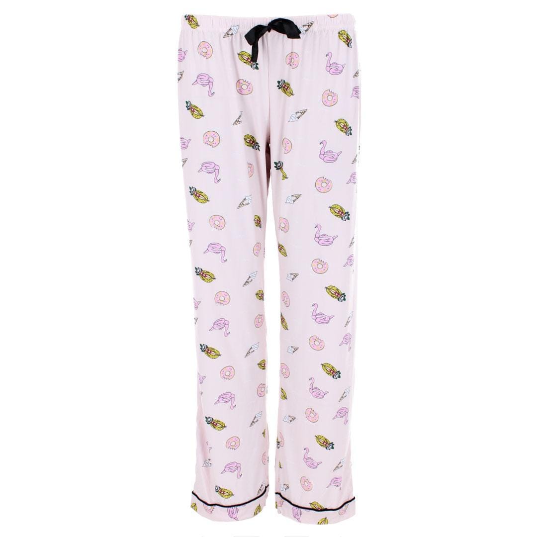 Sleep, plz Women's Beverly Hills Vacation Pajama Set - Pink