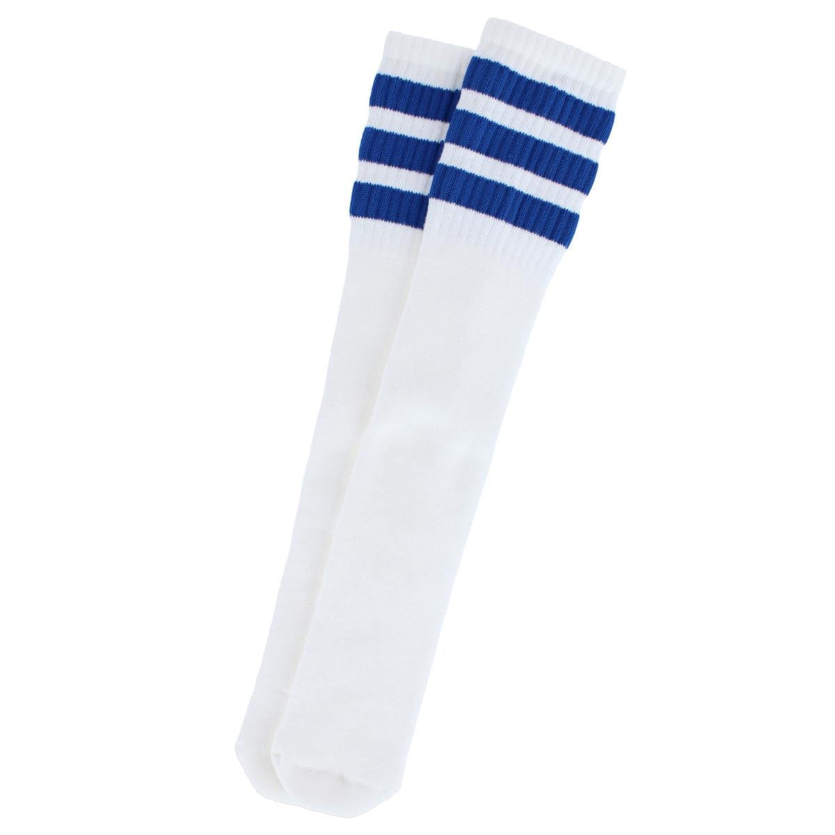 Jefferies Socks Kid's Striped Knee-High Tube Socks (1 Pair) - Blue