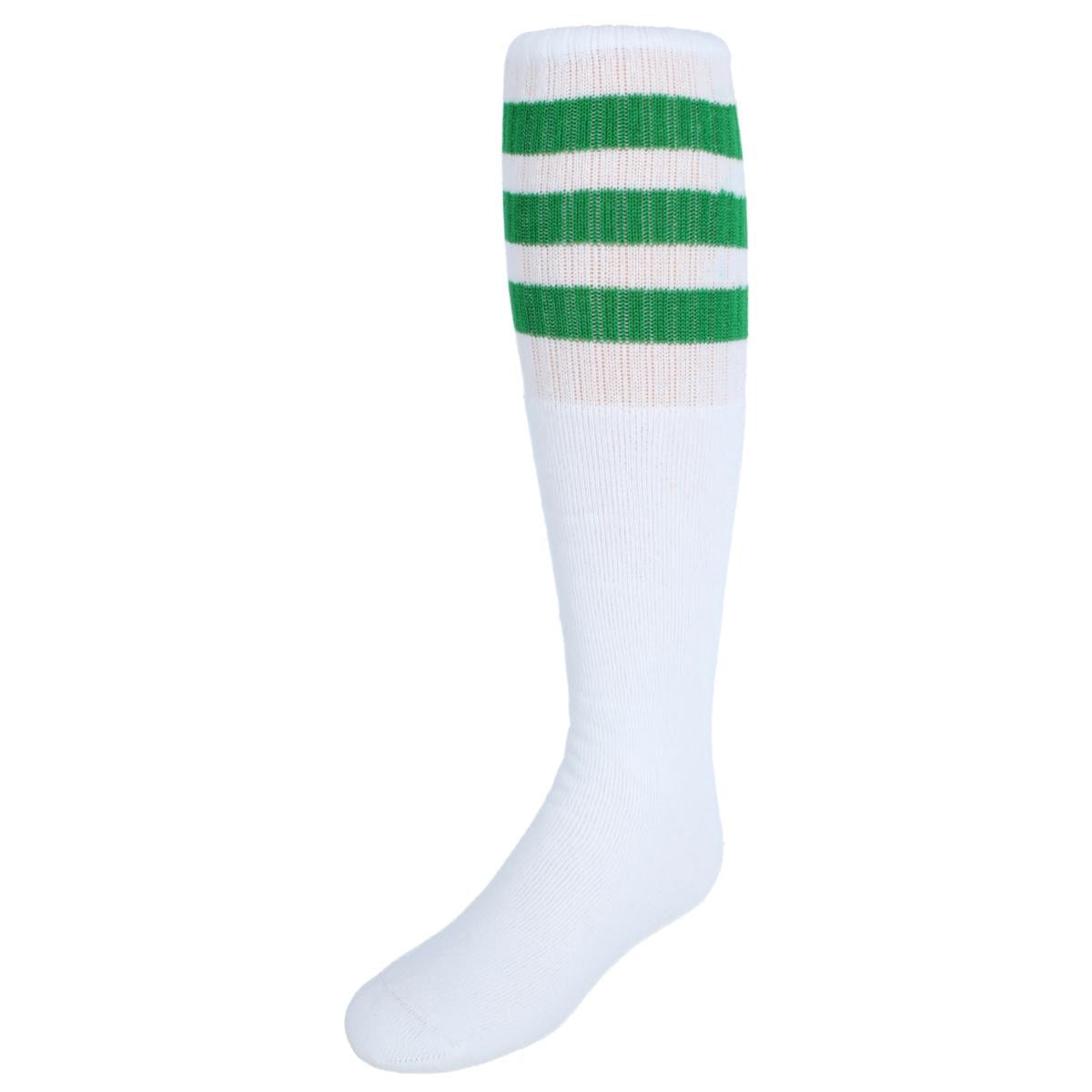 Jefferies Socks Kid's Striped Knee-High Tube Socks (1 Pair) - Green