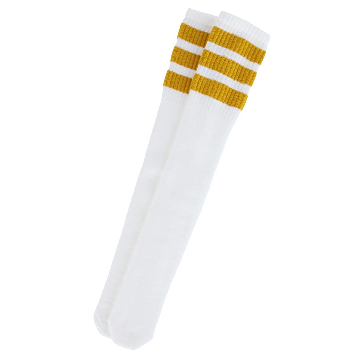 Jefferies Socks Kid's Striped Knee-High Tube Socks (1 Pair) - Yellow