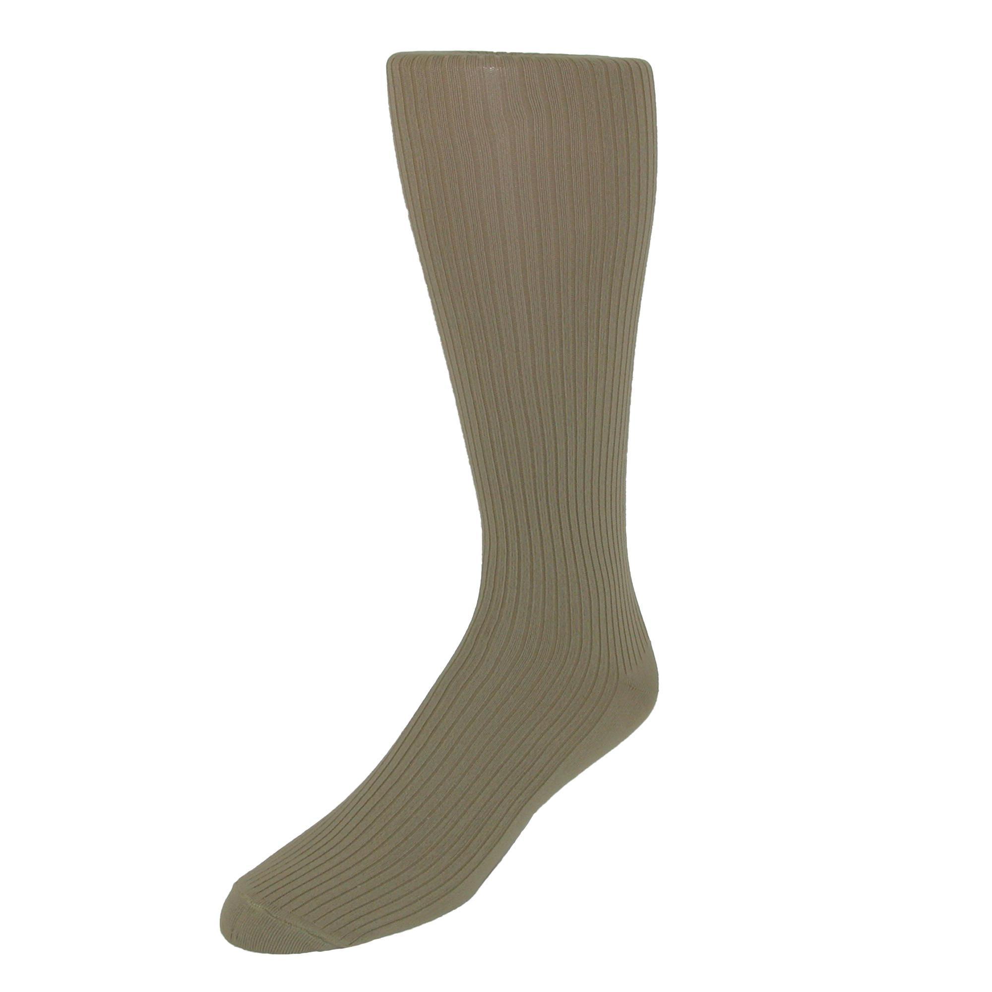 Men's Microfiber Over the Calf Dress Socks (2 Pair Pack)