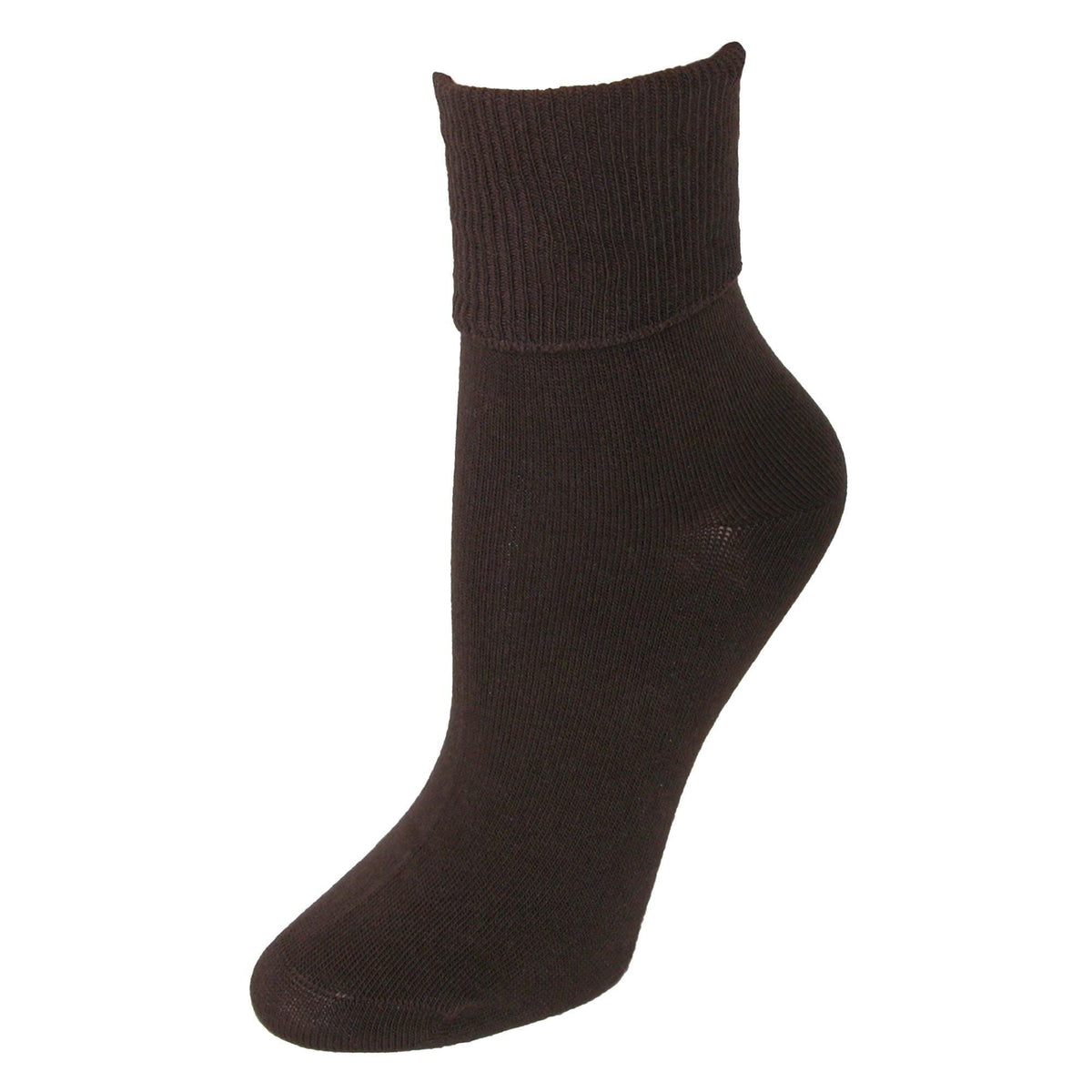 Jefferies Socks Women's Organic Cotton Turn Cuff Socks - Women's Organic Cotton Turn Cuff Socks