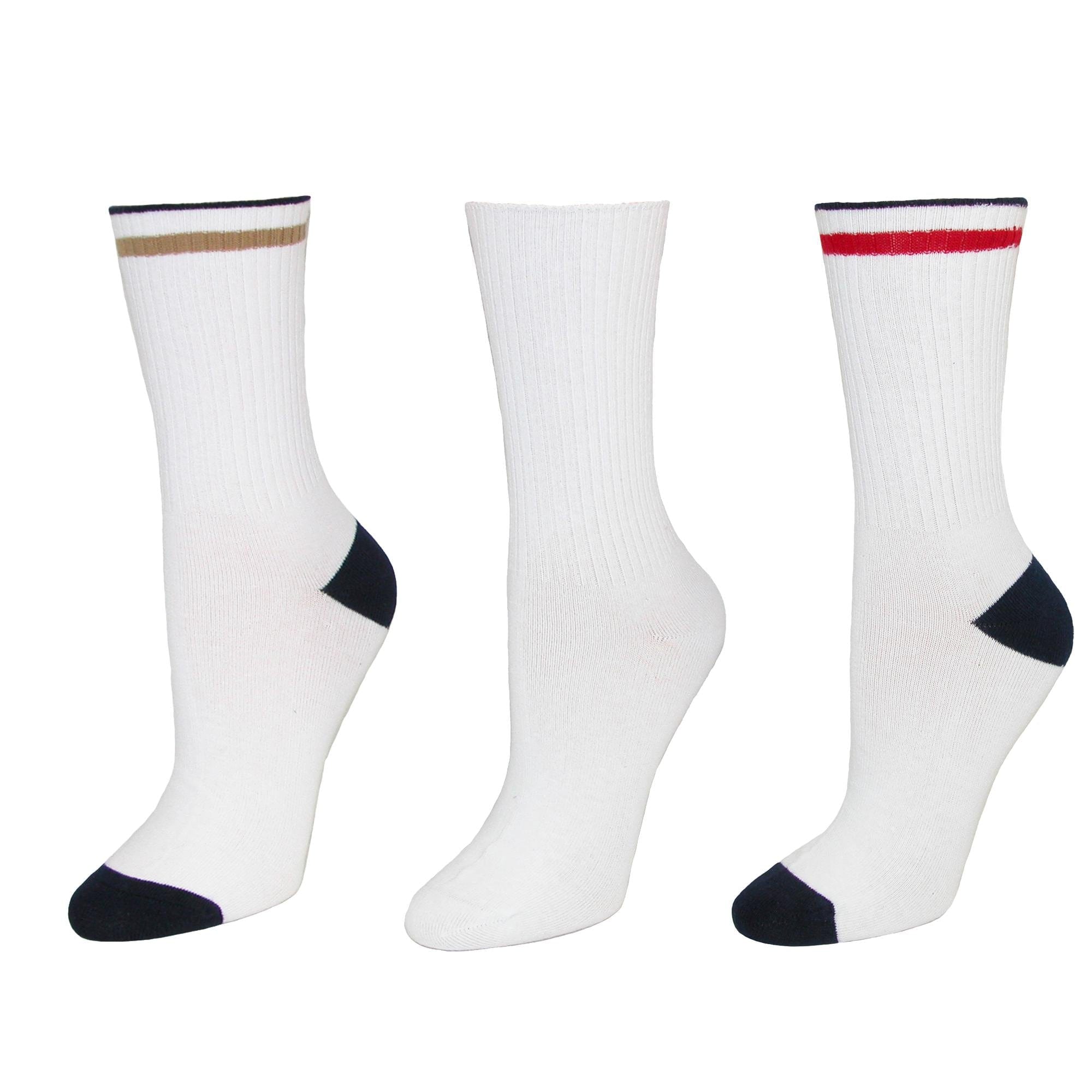 Jefferies Socks Kids' Cotton Seamless Toe Casual Crew Sock (Pack of 3) - Kids' Cotton Seamless Toe Casual Crew Sock (Pack of 3)