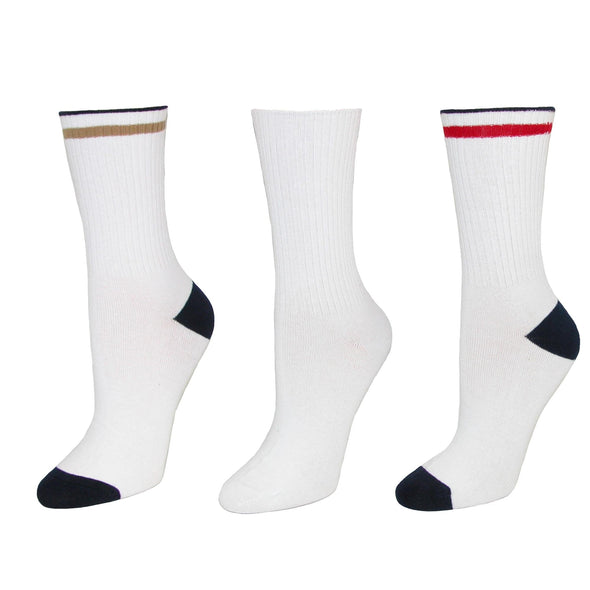 Kids' Cotton Seamless Toe Casual Crew Sock (Pack of 3)
