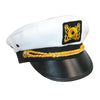 Kids' Cotton White Nautical Boating Captains Cap