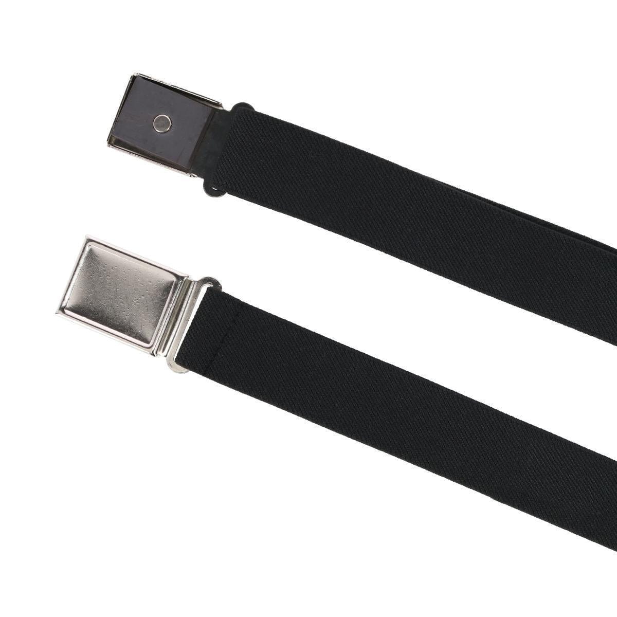 CTM® Kids' Adjustable Elastic Belt with Magnetic Buckle - Black