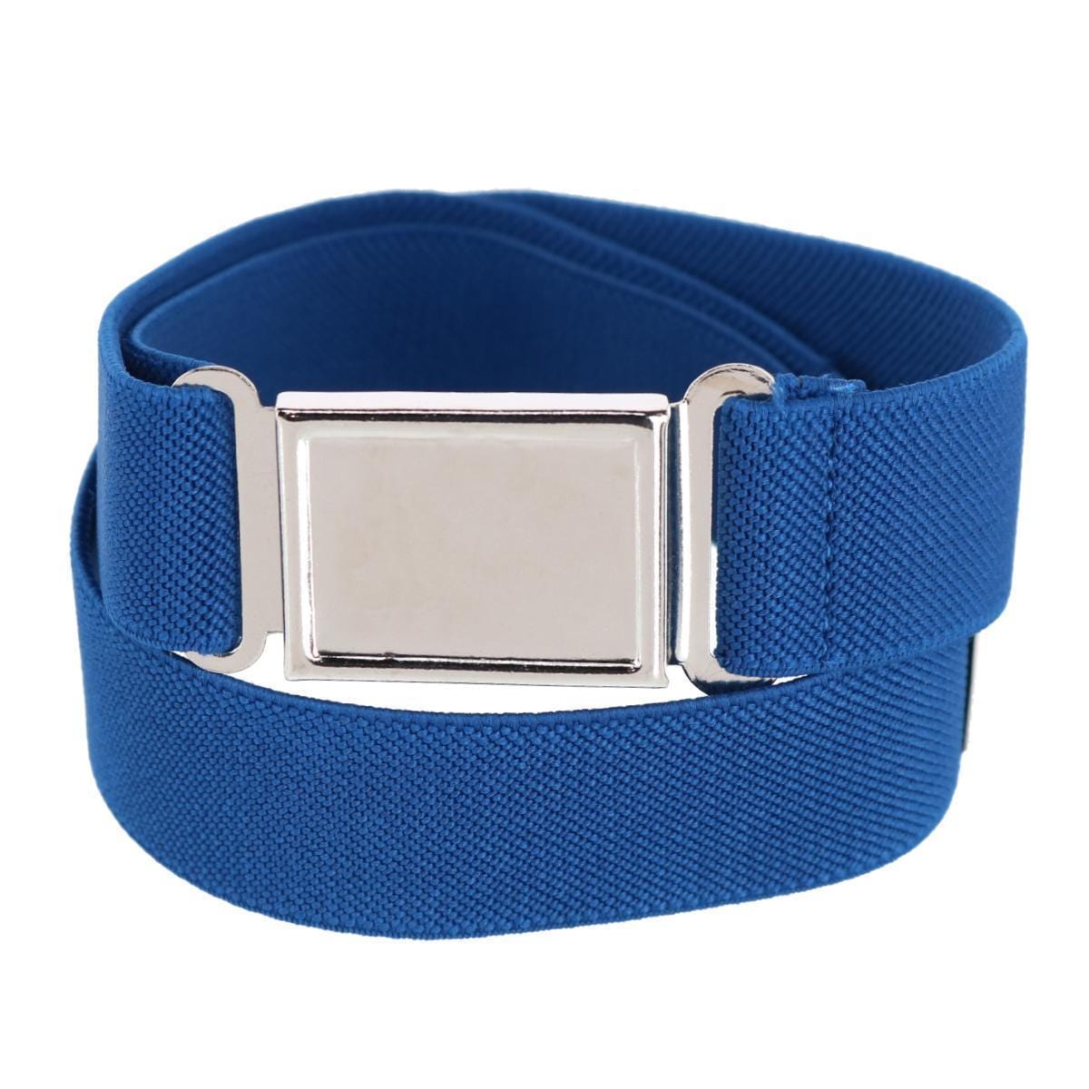 CTM® Kids' Adjustable Elastic Belt with Magnetic Buckle - Blue
