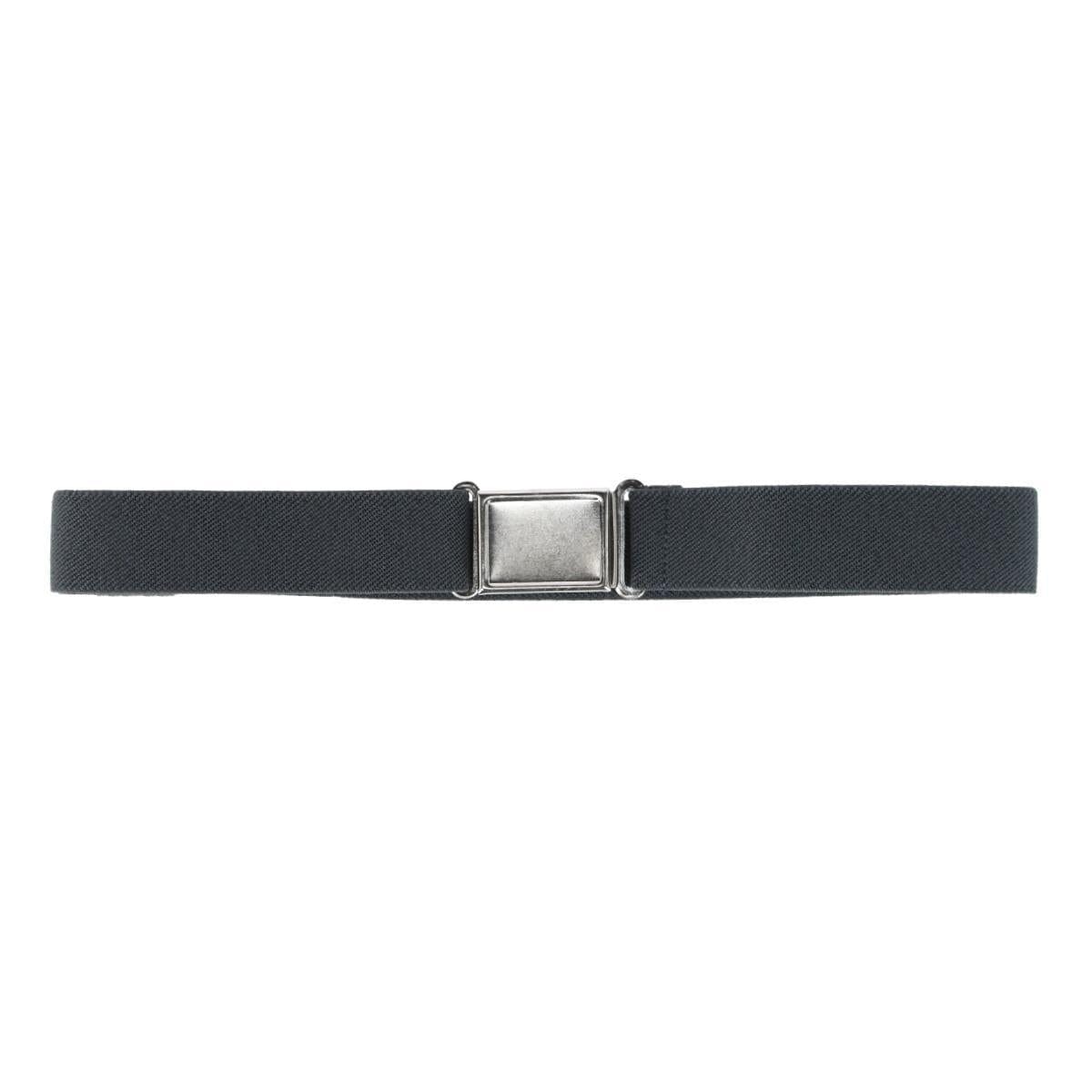 CTM® Kids' Adjustable Elastic Belt with Magnetic Buckle - Charcoal Grey