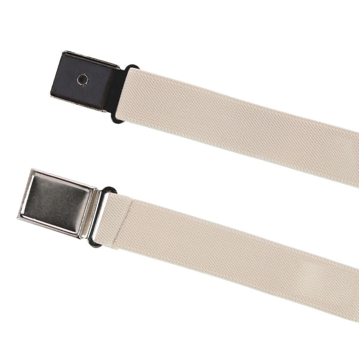 CTM® Kids' Adjustable Elastic Belt with Magnetic Buckle - Natural
