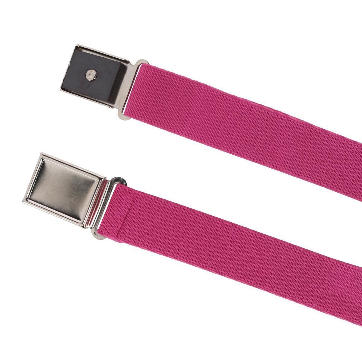 CTM® Kids' Adjustable Elastic Belt with Magnetic Buckle - Fuchsia