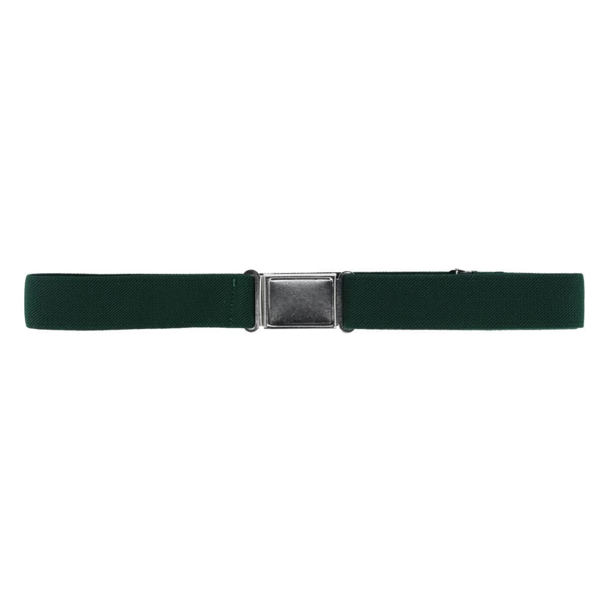CTM® Kids' Adjustable Elastic Belt with Magnetic Buckle - Hunter Green