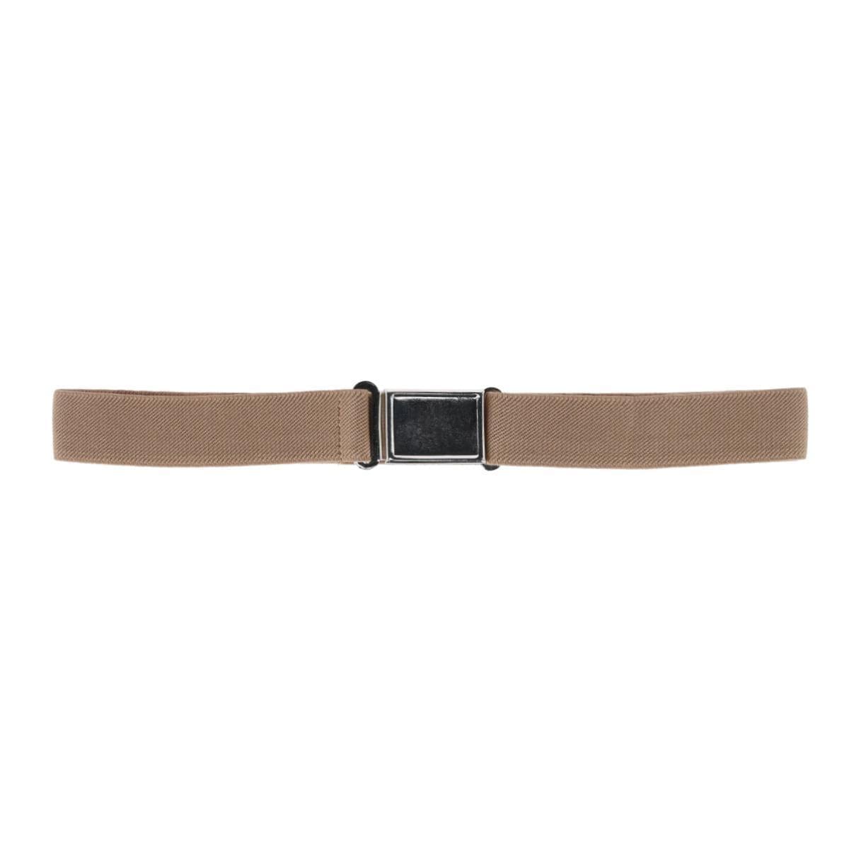 CTM® Kids' Adjustable Elastic Belt with Magnetic Buckle - Khaki