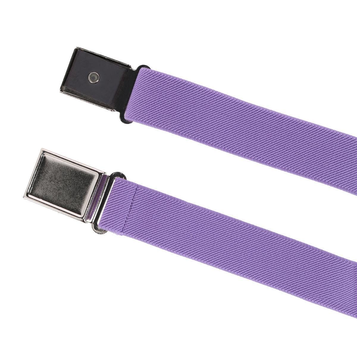 CTM® Kids' Adjustable Elastic Belt with Magnetic Buckle - Lavender