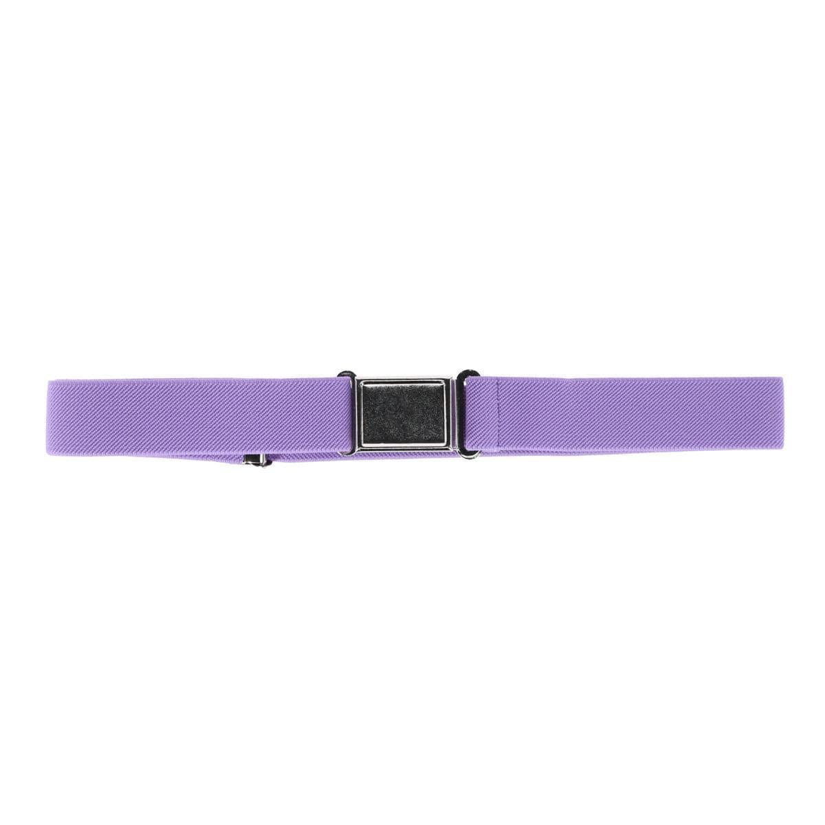CTM® Kids' Adjustable Elastic Belt with Magnetic Buckle - Lavender