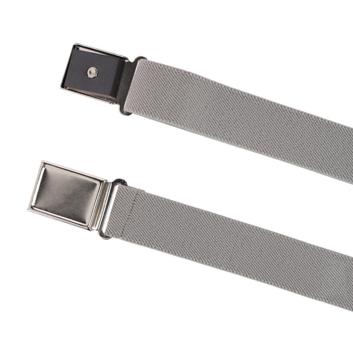 CTM® Kids' Adjustable Elastic Belt with Magnetic Buckle - Light Grey