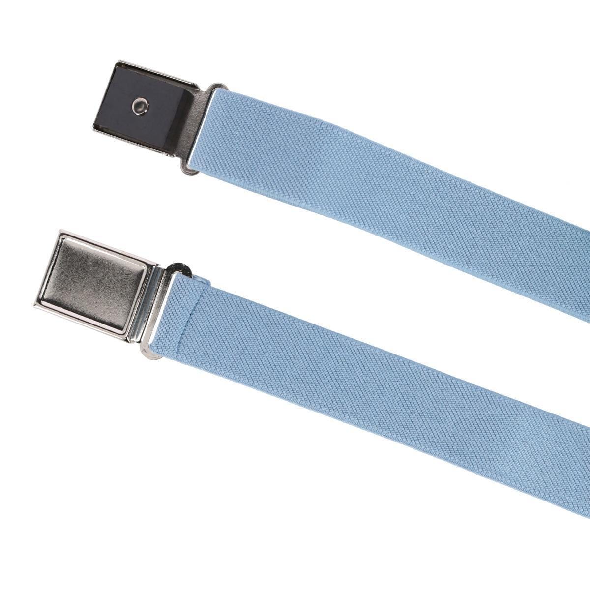 CTM® Kids' Adjustable Elastic Belt with Magnetic Buckle - Light Blue