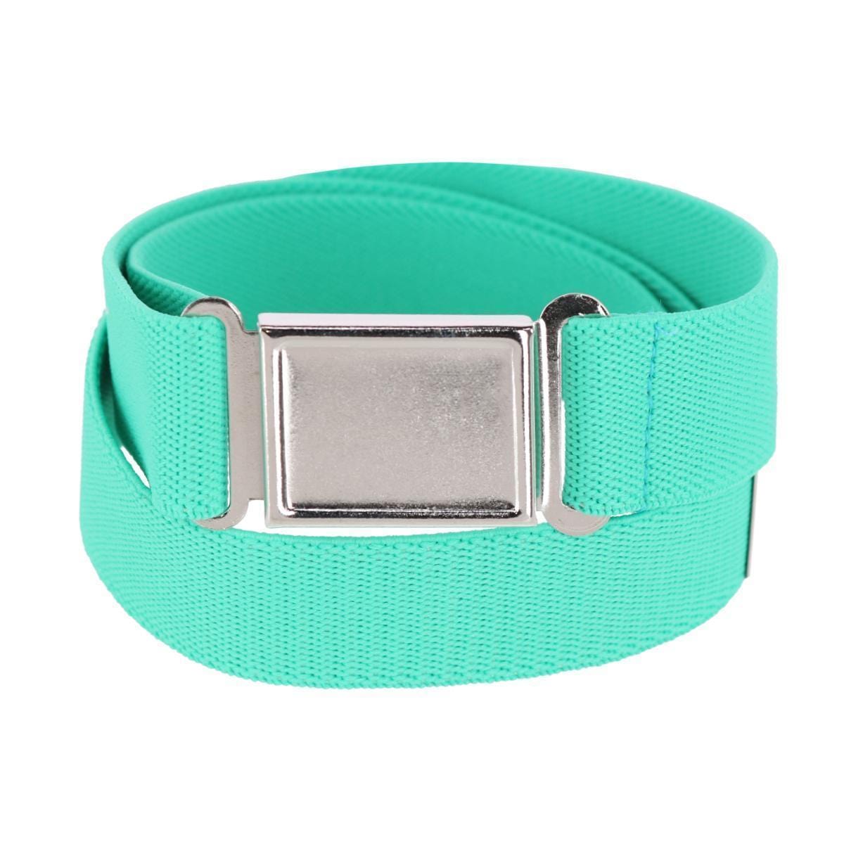 CTM® Kids' Adjustable Elastic Belt with Magnetic Buckle - Mint Green
