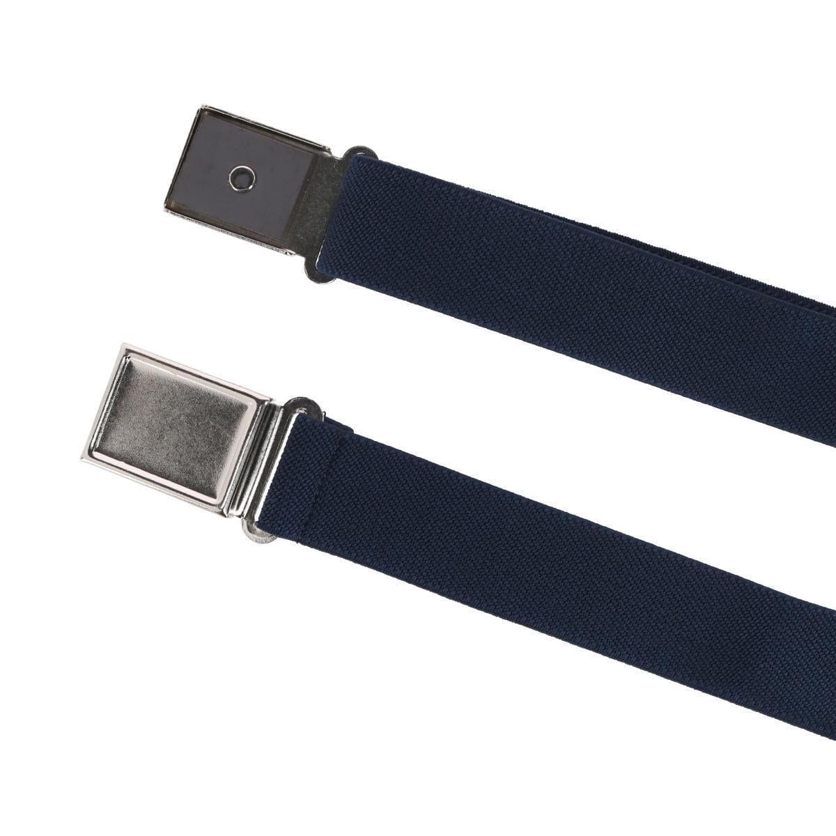 CTM® Kids' Adjustable Elastic Belt with Magnetic Buckle - Navy