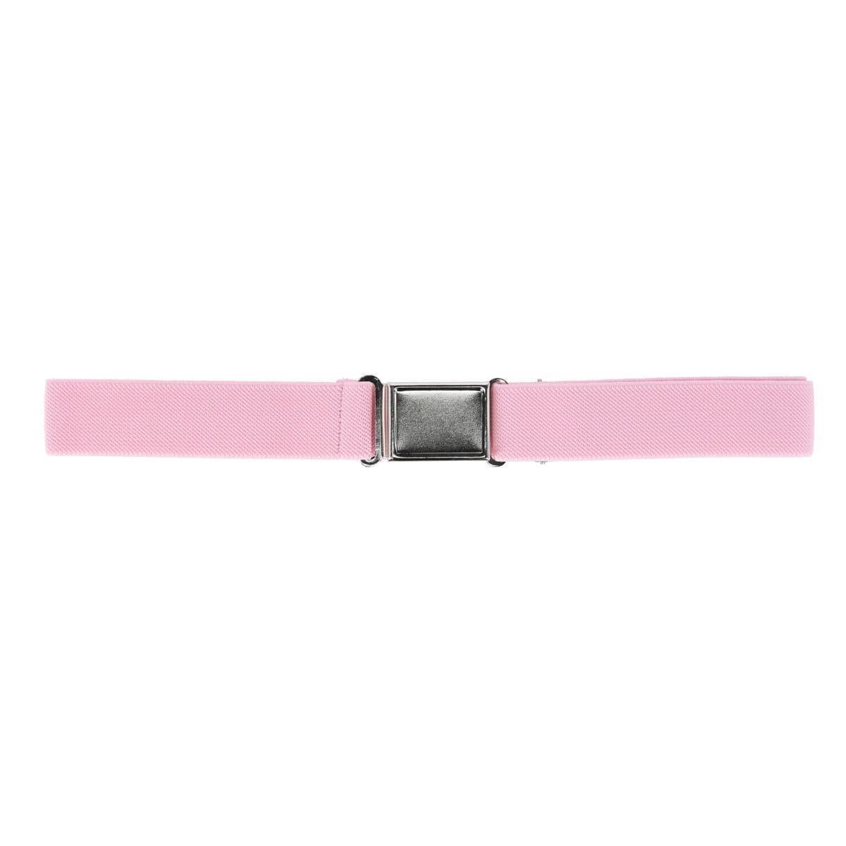 CTM® Kids' Adjustable Elastic Belt with Magnetic Buckle - Pink