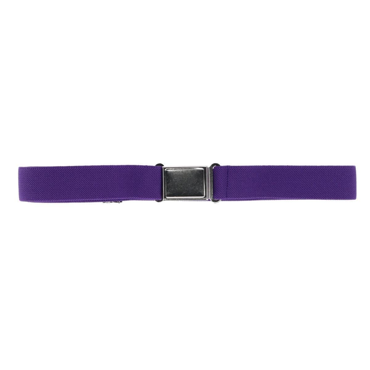 CTM® Kids' Adjustable Elastic Belt with Magnetic Buckle - Purple