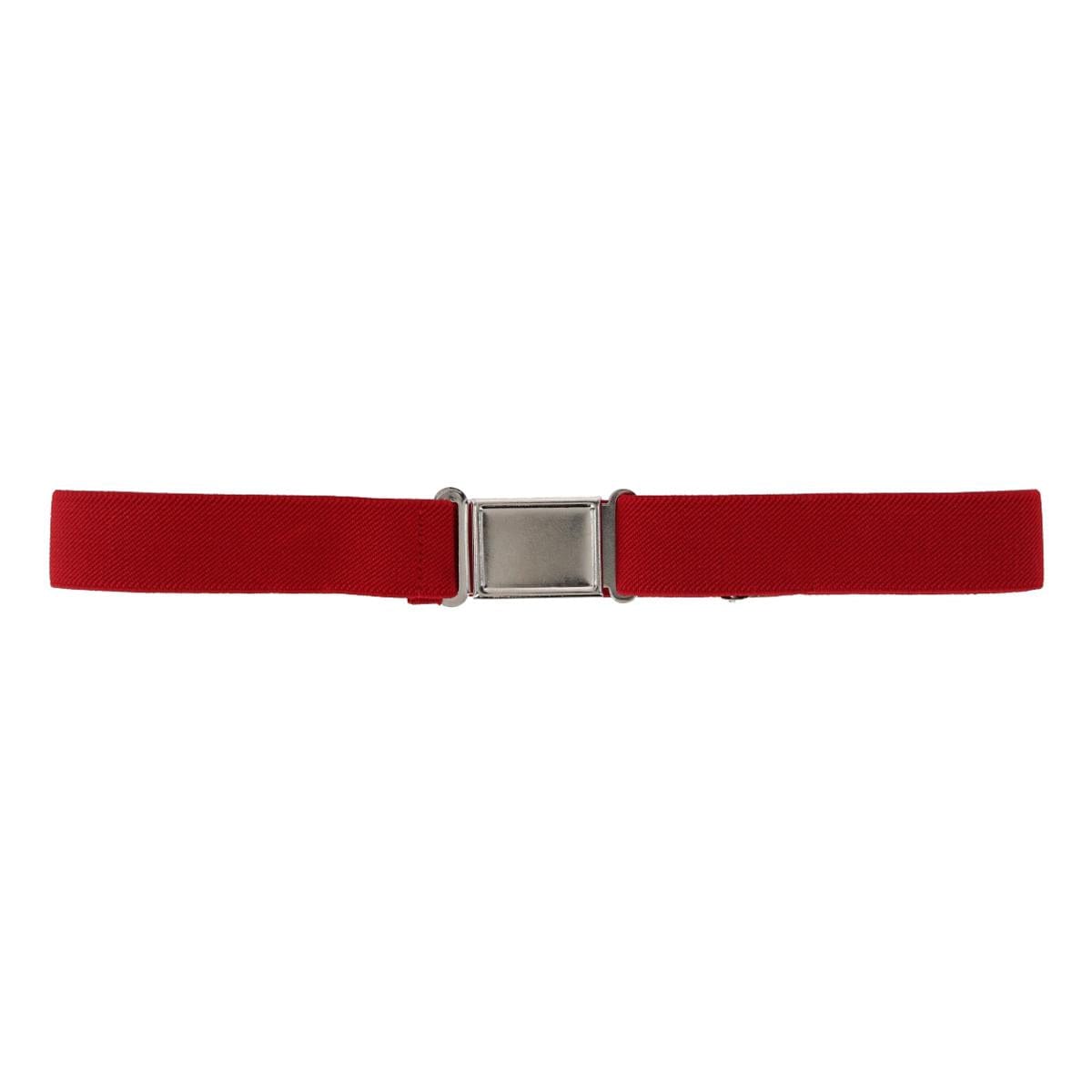 CTM® Kids' Adjustable Elastic Belt with Magnetic Buckle - Red