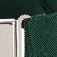 CTM® Kids' Adjustable Elastic Belt with Magnetic Buckle (Pack of 3) - Green