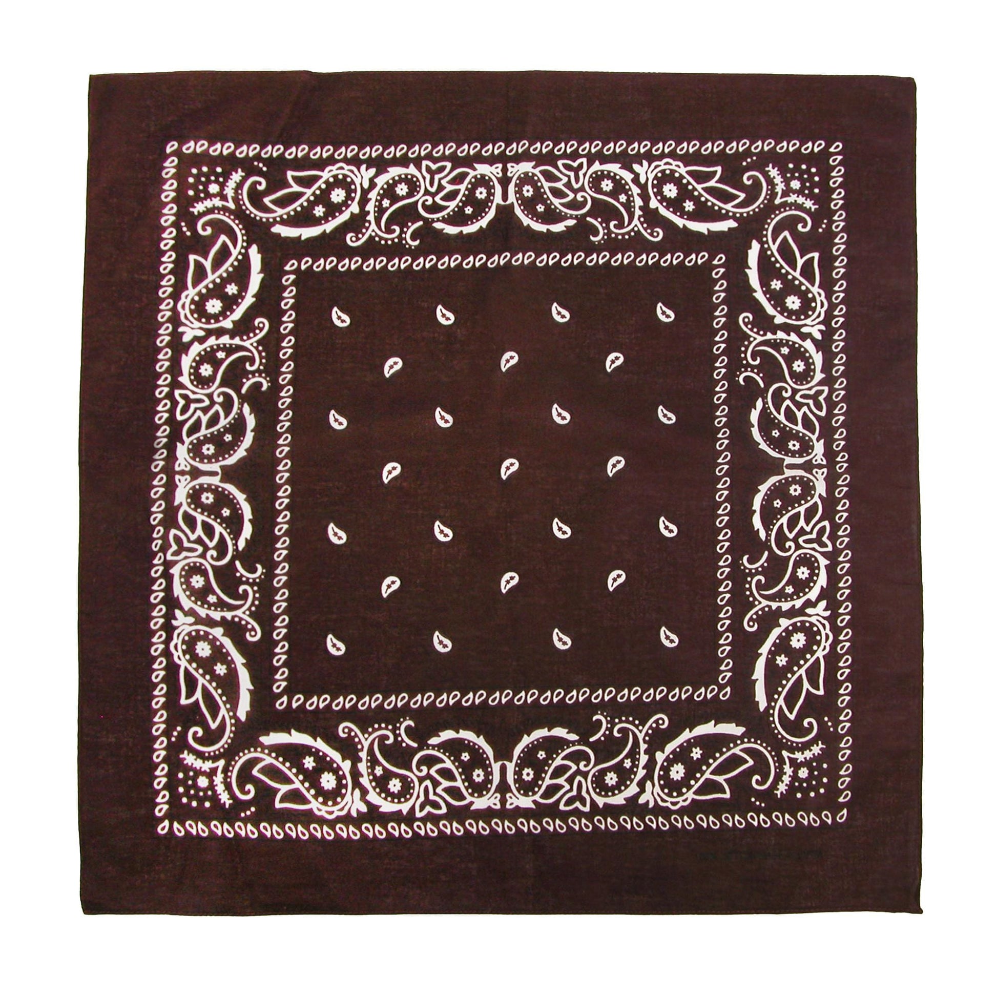 CTM® Classic Cotton Paisley Bandana - All-Purpose Function and Style
