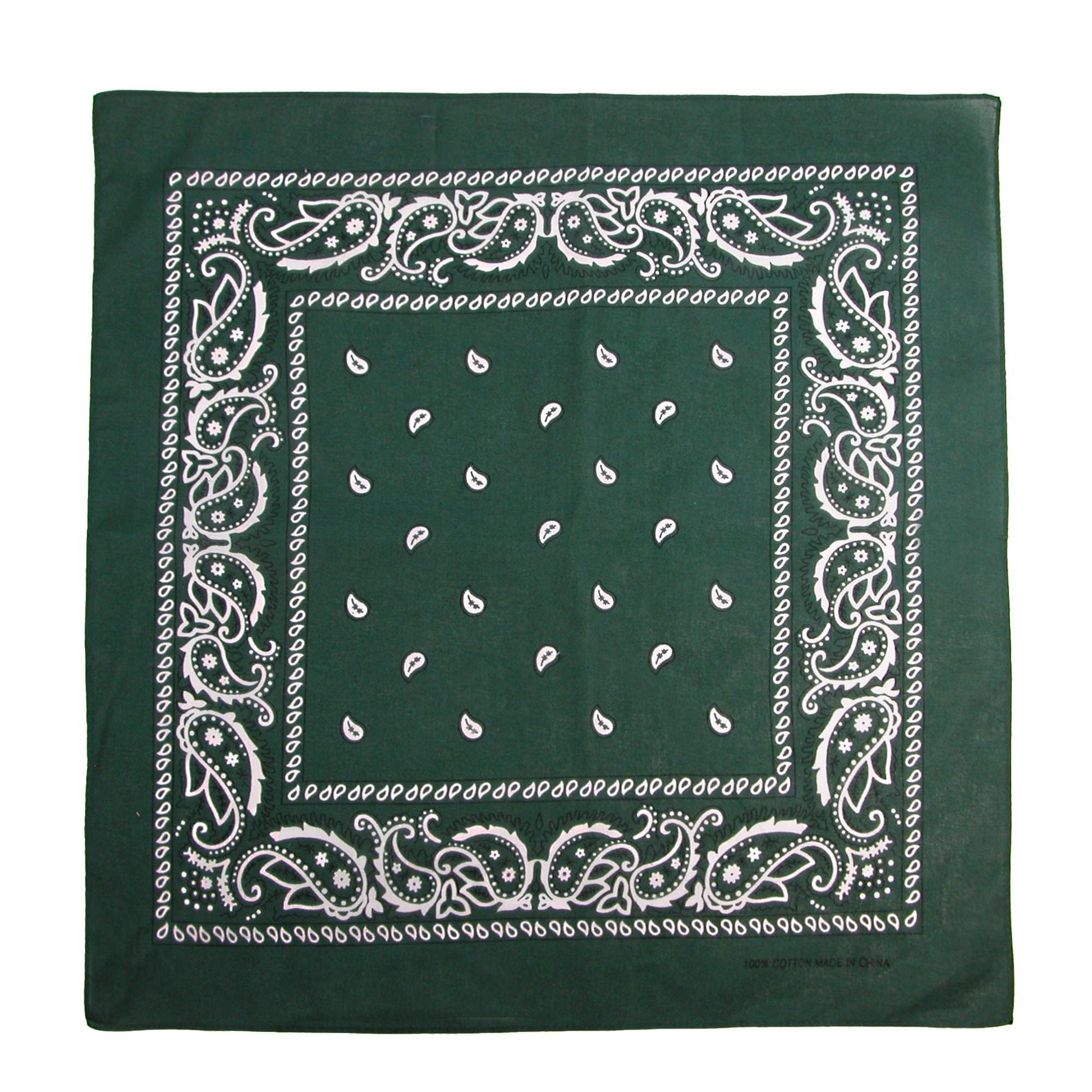 CTM® Classic Cotton Paisley Bandana - All-Purpose Function and Style
