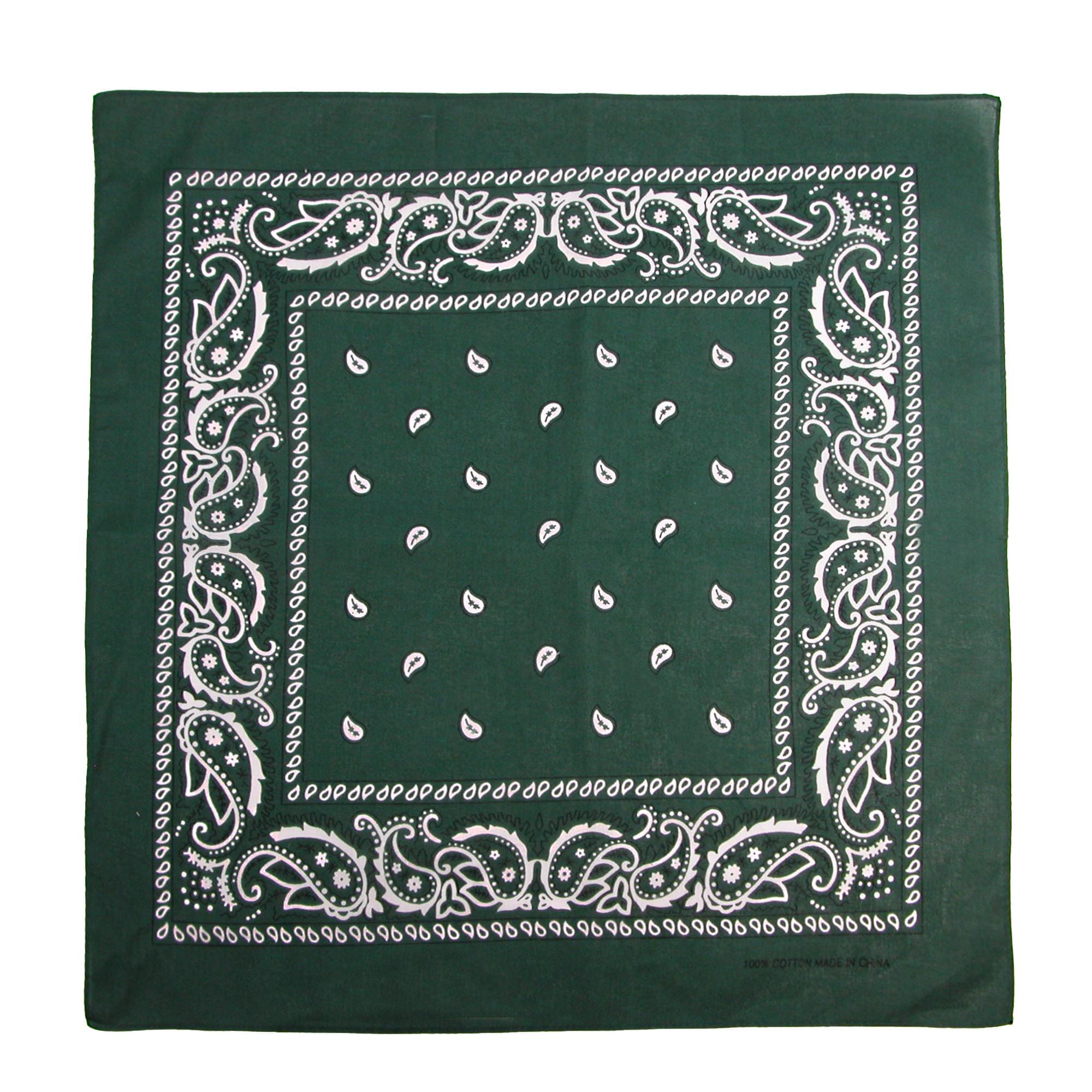 CTM® Classic Cotton Paisley Bandana - All-Purpose Function and Style