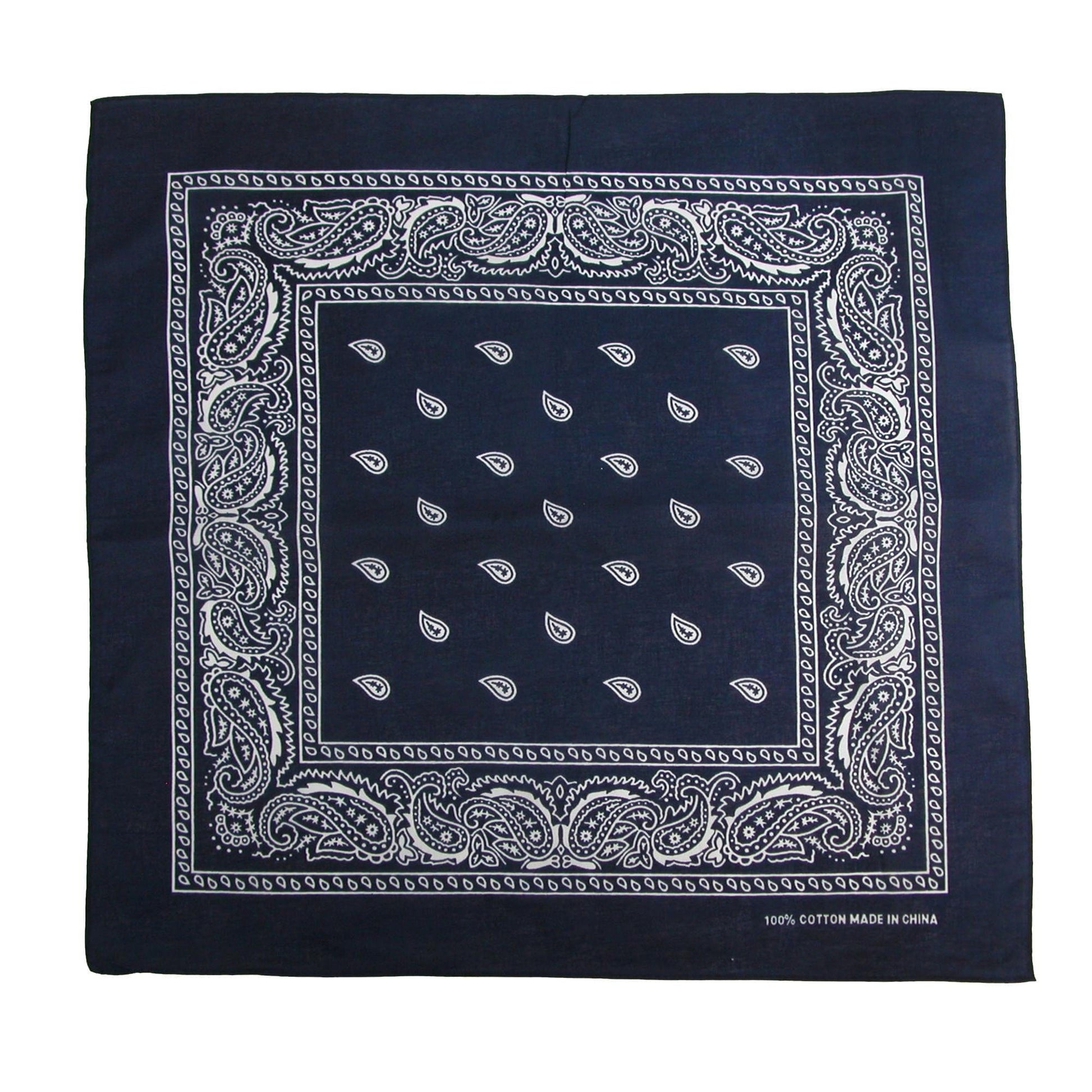 CTM® Classic Cotton Paisley Bandana - All-Purpose Function and Style