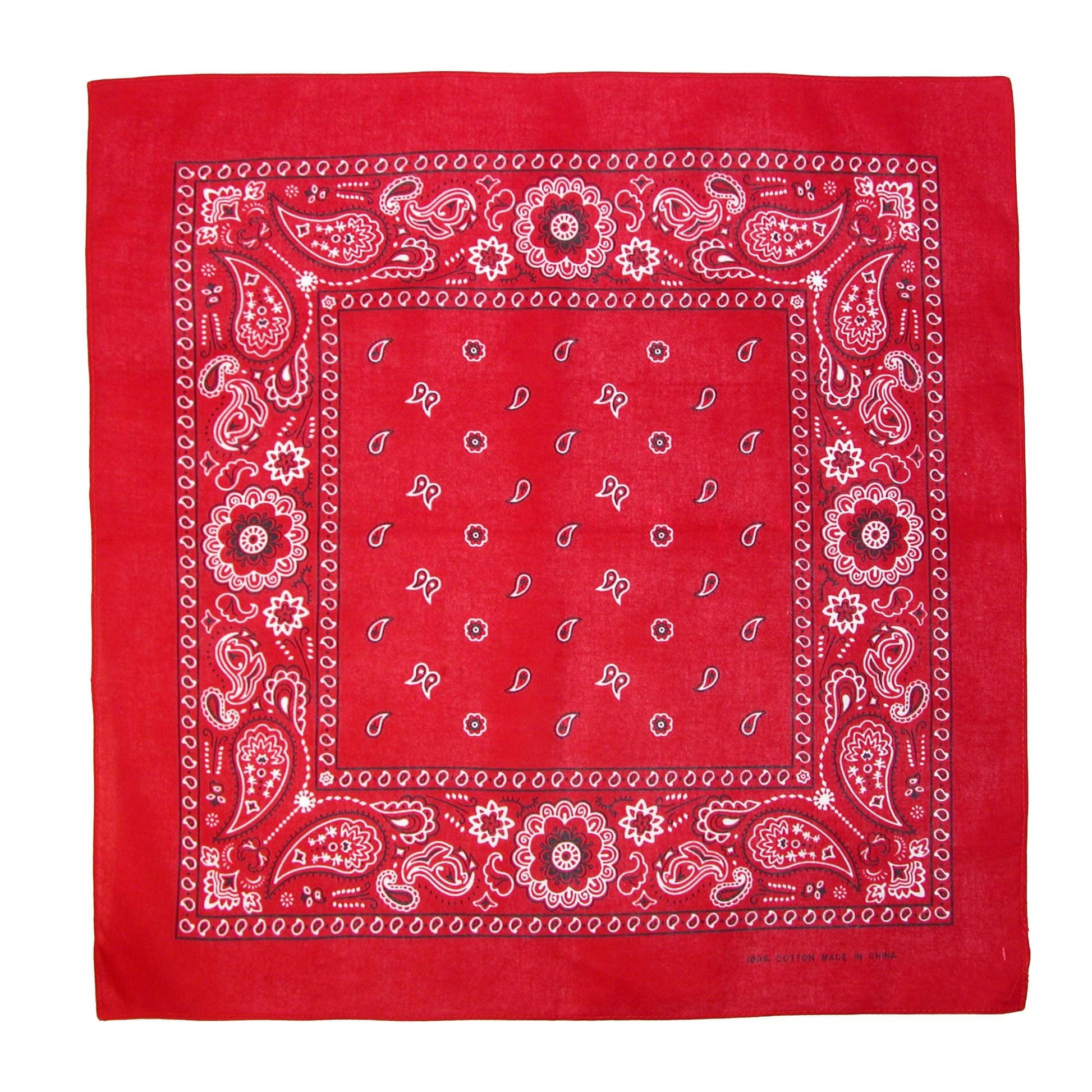 CTM® Classic Cotton Paisley Bandana - All-Purpose Function and Style