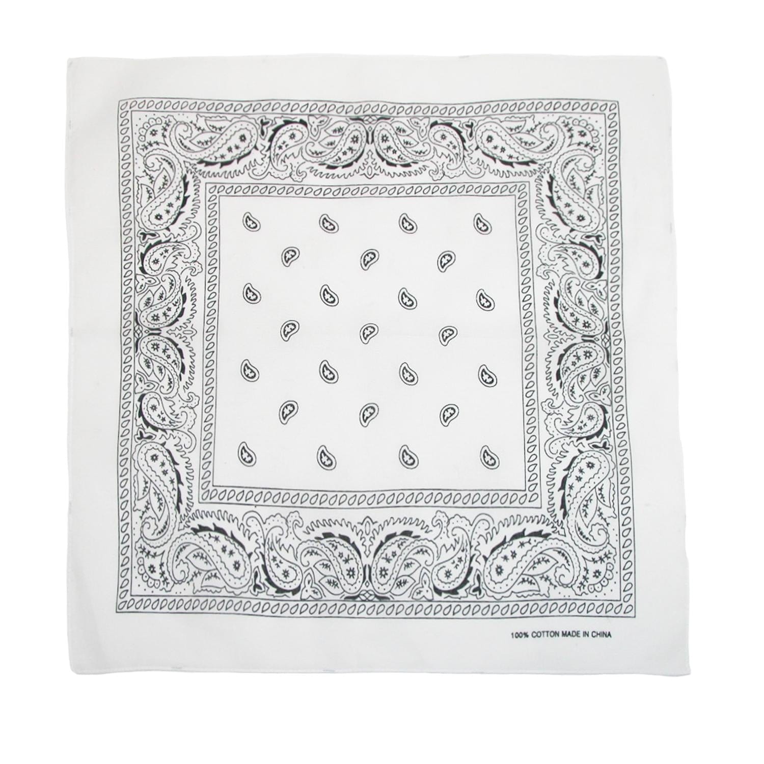 CTM® Classic Cotton Paisley Bandana - All-Purpose Function and Style