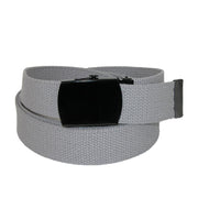 Fabric Adjustable Belt with Black Buckle