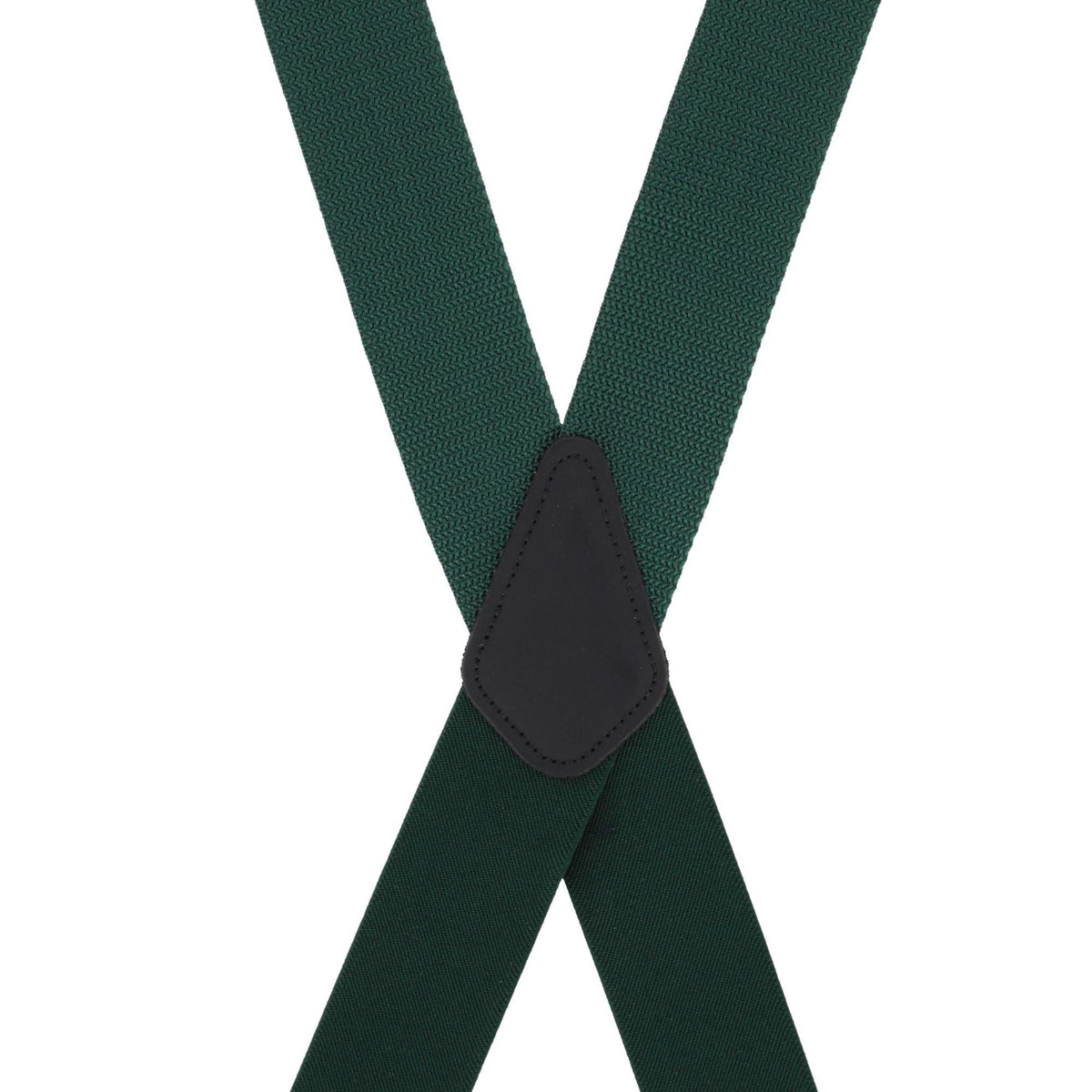 CTM® Men's Made in USA 2-Inch Heavy Duty Construction Suspenders - Hunter Green
