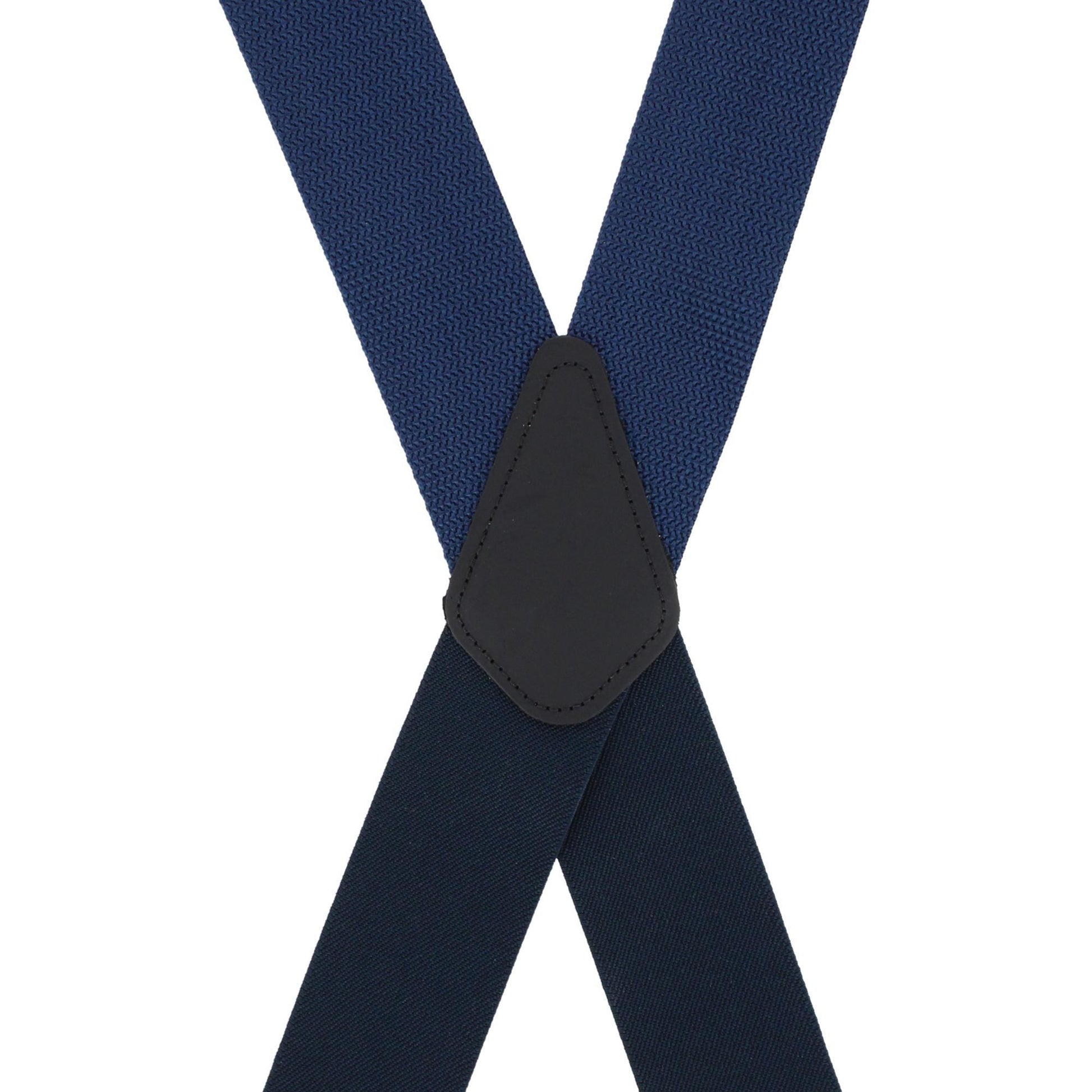 CTM® Men's Made in USA 2-Inch Heavy Duty Construction Suspenders - Navy