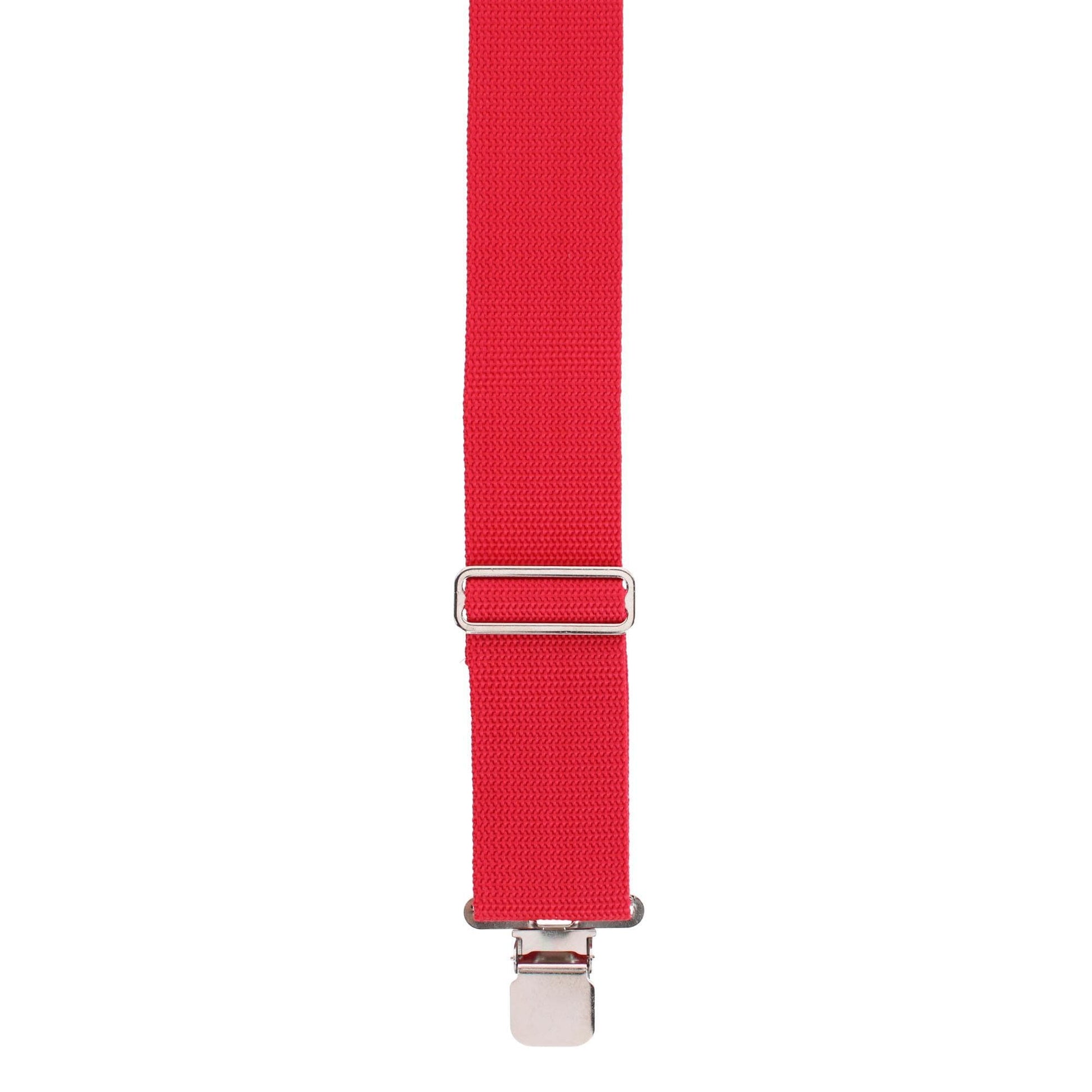 CTM® Men's Made in USA 2-Inch Heavy Duty Construction Suspenders - Red