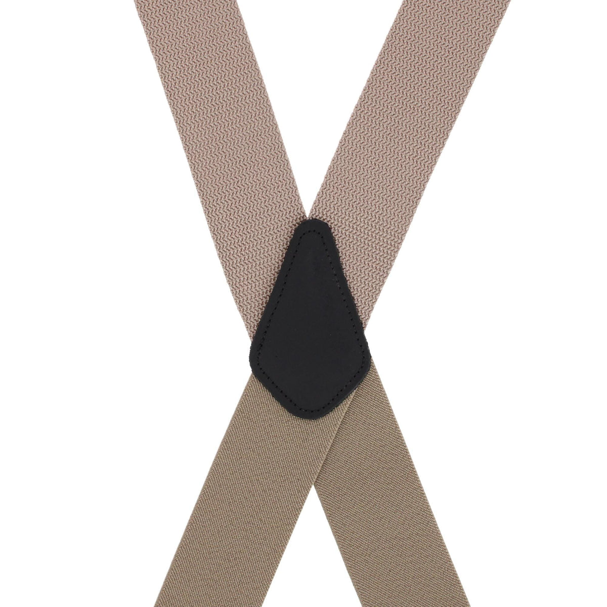 CTM® Men's Made in USA 2-Inch Heavy Duty Construction Suspenders - Tan