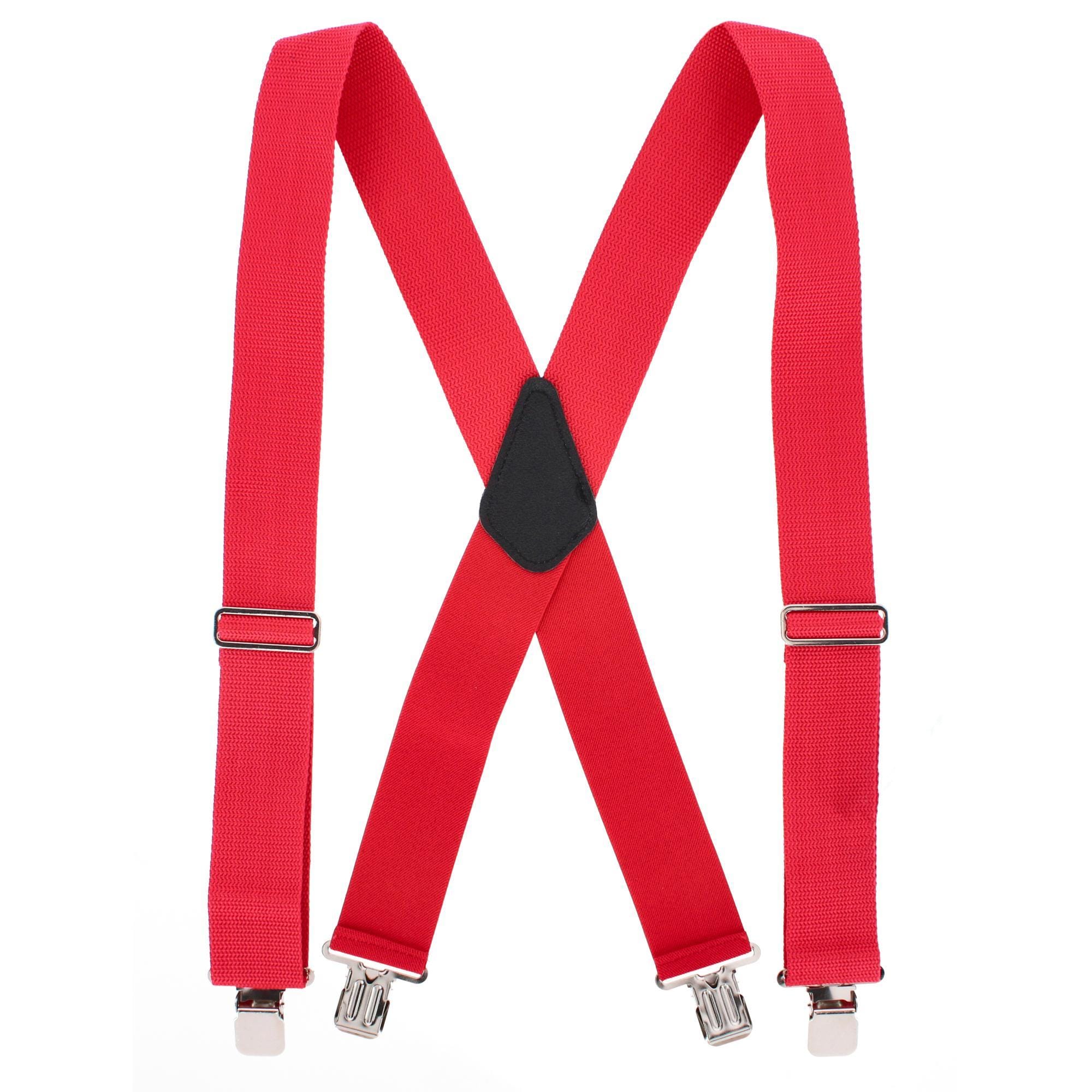 CTM® Men's Made in USA 2-Inch Heavy Duty Construction Suspenders - Men's Made in USA 2-Inch Heavy Duty Construction Suspenders